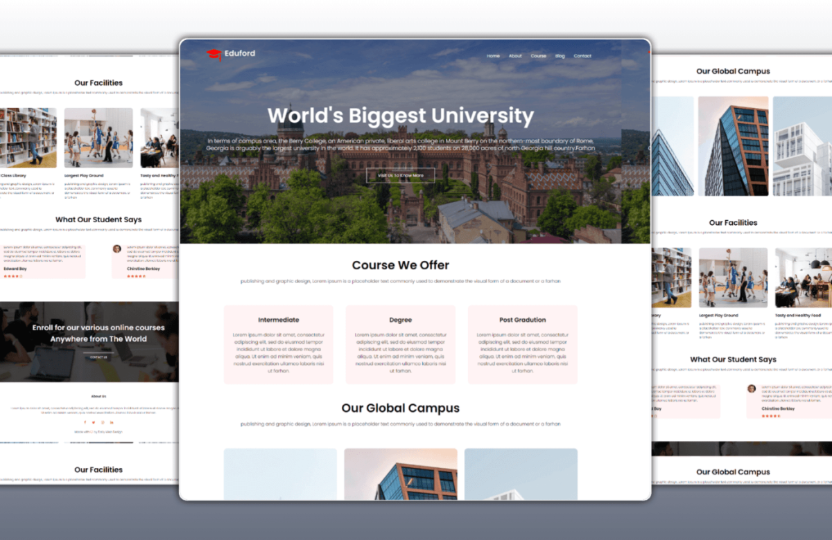 how to create a complete responsive multi-page education/school website using HTML, CSS, and JavaScript.