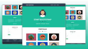 How To Create Free Portfolio Bootstrap Template