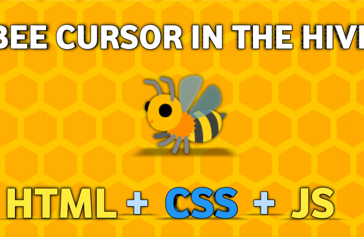 HTML, CSS, and JS: Transform Your Cursor into a Bee 🐝