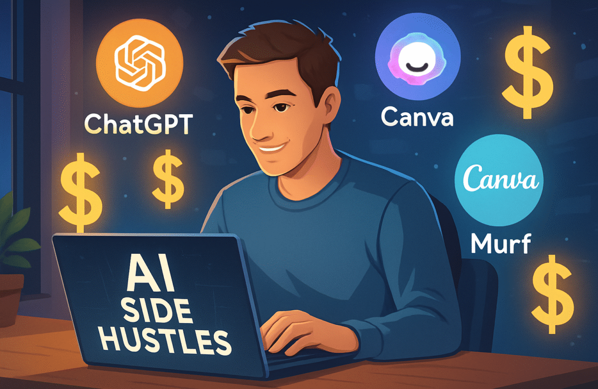 Best AI Side Hustles in 2025 for Beginners in the USA (No Experience Needed)