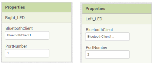 Right_LED and Left_LED