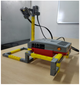 45 degree block and the LDR sensor