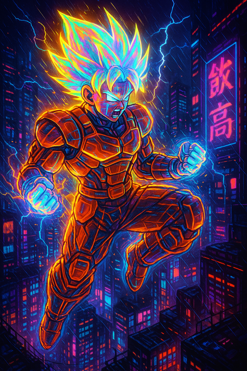 Cyberpunk Goku